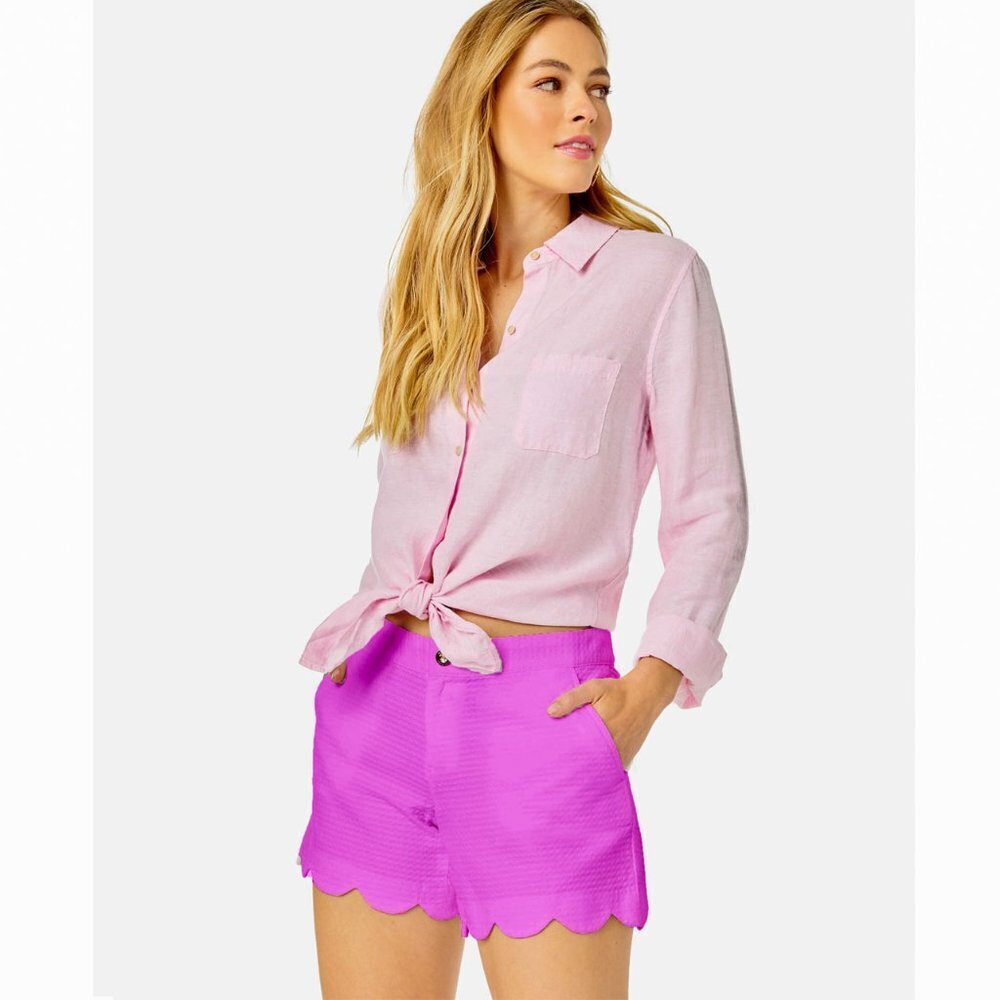 Bright Hot Pink 5” Lilly Pulitzer Buttercup Shorts